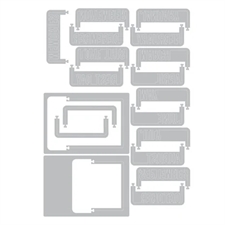 Sizzix Thinlits By 49 & Market - Snap and Swap / Instamatic